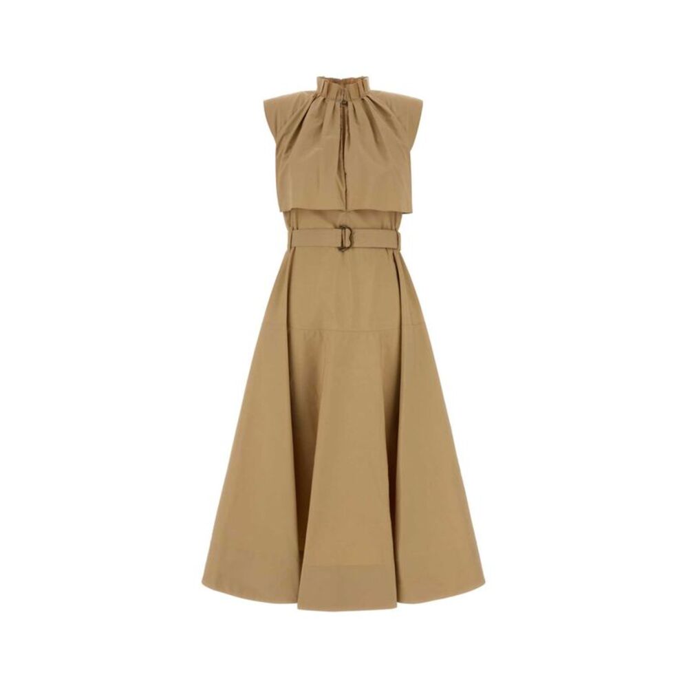 Burberry Women Beige Poplin Dress